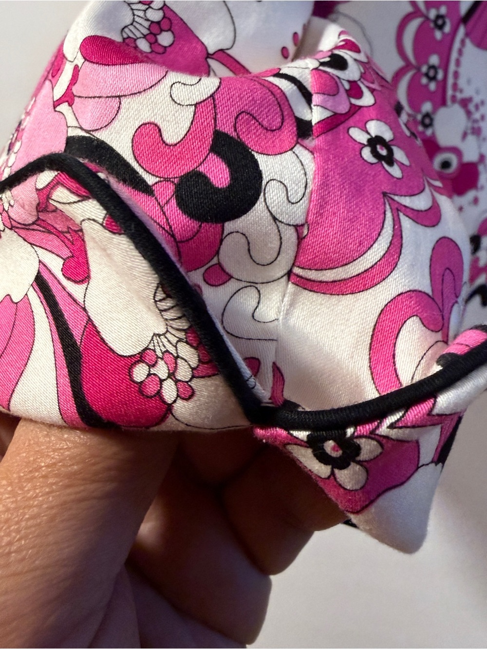 Tahari White and Pink Floral Notch Lapel Blazer - Picture 6 of 9